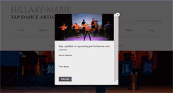 Desktop Screenshot of hillary-marie.com